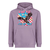 Lavender Stay fly for the 4th of July Heavyweight Hoodie - FaDigitalArtStudio