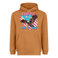 Meerkat Stay fly for the 4th of July Heavyweight Hoodie - FaDigitalArtStudio