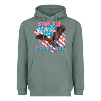 Sage Stay fly for the 4th of July Heavyweight Hoodie - FaDigitalArtStudio