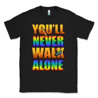 Black Lgbtq You'll Never Walk Alone With Peace Classic Tee - BundleAndBundleShop