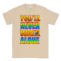 Mushroom Lgbtq You'll Never Walk Alone With Peace Classic Tee - BundleAndBundleShop