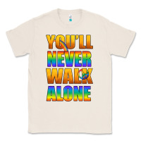Natural Lgbtq You'll Never Walk Alone With Peace Classic Tee - BundleAndBundleShop