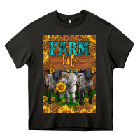 Asphalt Western Baby Sheeps Farm Life Heavy Core Tee - LillyAllenDesigns
