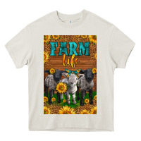 Cream Western Baby Sheeps Farm Life Heavy Core Tee - LillyAllenDesigns