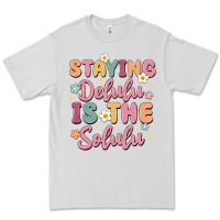 Dove Grey staying delulu is the solulu Premium Tee - MaliasSmallBusiness