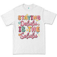 White staying delulu is the solulu Premium Tee - MaliasSmallBusiness