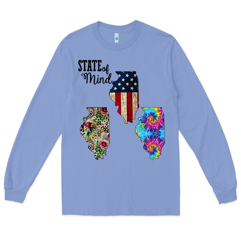 Im In A Fishing State Of Mind Illinois Long Sleeve Tee by Bettercallsaul | Teevron
