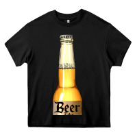 Black yellow beer bottle Heavy Core Tee - AdoDesignShop