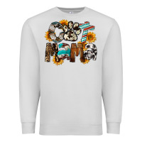 Dove Grey Western Cat Mama Mother's Day Premium Sweatshirt - FaDigitalArtStudio