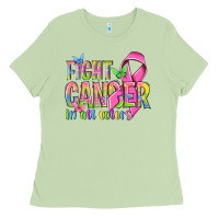 Matcha fight cancer in all colors Ladies Tee - NancyCooperArtShop