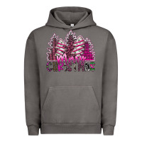 Pigment Tornado Merry Christmas pink  trees Urban Hoodie - CowhideDigitalArt