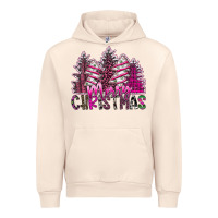Sandshell Merry Christmas pink  trees Urban Hoodie - CowhideDigitalArt