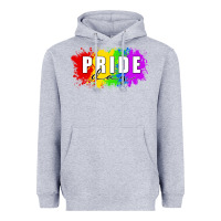 Heather Grey Pride Day Heavyweight Hoodie - FaDigitalArtStudio