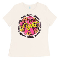 Bone fight breast cancer Ladies Tee - NancyCooperArtShop