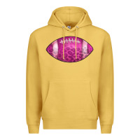 Antique Gold american football pink Premium Hoodie - CowCowDesign