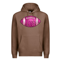 Chestnut american football pink Premium Hoodie - CowCowDesign
