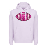 Lilac american football pink Premium Hoodie - CowCowDesign