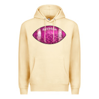 Pina Colada american football pink Premium Hoodie - CowCowDesign