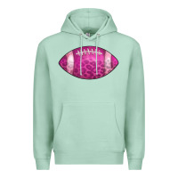 Seafoam american football pink Premium Hoodie - CowCowDesign