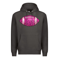 Smoke american football pink Premium Hoodie - CowCowDesign