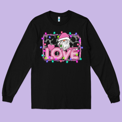 Gnome Love Long Sleeve Tee Designed By Bettercallsaul