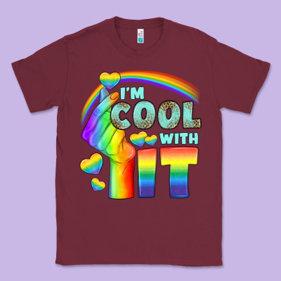 Lgbtq İ'm Cool With İt Classic Tee Designed By Bundleandbundleshop