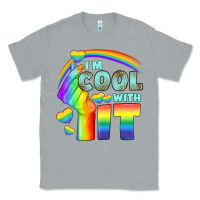 Heather Grey Lgbtq İ'm Cool With İt Classic Tee - BundleAndBundleShop