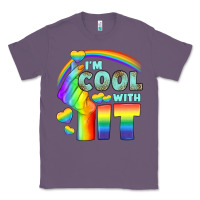 Lavender Lgbtq İ'm Cool With İt Classic Tee - BundleAndBundleShop