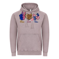 Vintage Zinc Peace Love Cheer Vintage Hoodie - BundleAndBundleShop