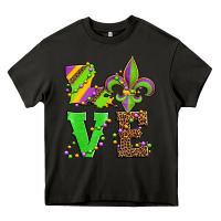 Asphalt love mardi gras Heavy Core Tee - Jasminsmagicworld