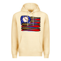 Pina Colada leopard baseball flag3 Premium Hoodie - JahusDesignShop