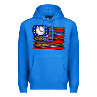 True Royal leopard baseball flag3 Premium Hoodie - JahusDesignShop