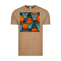 Vintage Coffee basketball hoop seamless pattern Vintage Tee - BundleAndBundleShop