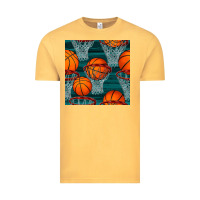 Vintage Mustard basketball hoop seamless pattern Vintage Tee - BundleAndBundleShop