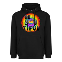 Black Be you tiful pride Heavyweight Hoodie - FaDigitalArtStudio