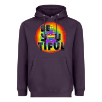 Plum Be you tiful pride Heavyweight Hoodie - FaDigitalArtStudio