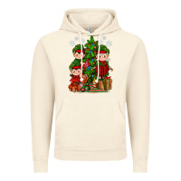 Vintage Artic Mimi Elf, Mama Elf, Child Elf Christmas Vintage Hoodie - BundleAndBundleShop
