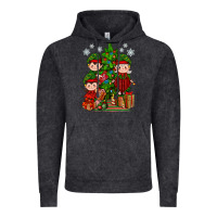 Vintage Black Mimi Elf, Mama Elf, Child Elf Christmas Vintage Hoodie - BundleAndBundleShop