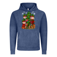 Mimi Elf, Mama Elf, Child Elf Christmas Vintage Hoodie | Teevron