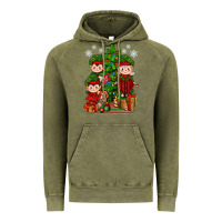 Vintage Olive Mimi Elf, Mama Elf, Child Elf Christmas Vintage Hoodie - BundleAndBundleShop