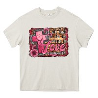 Cream let all that you do be done in love Heavy Core Tee - Jasminsmagicworld