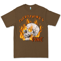 Cacao everything's fine Premium Tee - MaliasSmallBusiness