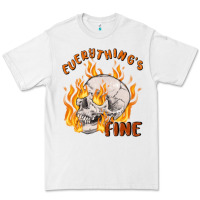 White everything's fine Premium Tee - MaliasSmallBusiness