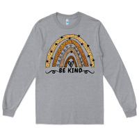 Heather Grey Be Kind Rainbow Long Sleeve Tee - Bettercallsaul
