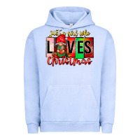 Pigment Grape Ice just a girl who loves christmas Urban Hoodie - CowhideDigitalArt