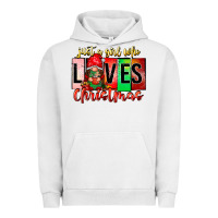 Pigment Lunar Rock just a girl who loves christmas Urban Hoodie - CowhideDigitalArt