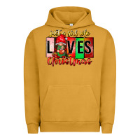 Pigment Peanut Butter just a girl who loves christmas Urban Hoodie - CowhideDigitalArt