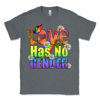 Charcoal Heather Love Has No Gender Pride Lgbtq Classic Tee - BundleAndBundleShop