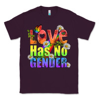 Plum Love Has No Gender Pride Lgbtq Classic Tee - BundleAndBundleShop
