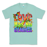 Seafoam Love Has No Gender Pride Lgbtq Classic Tee - BundleAndBundleShop